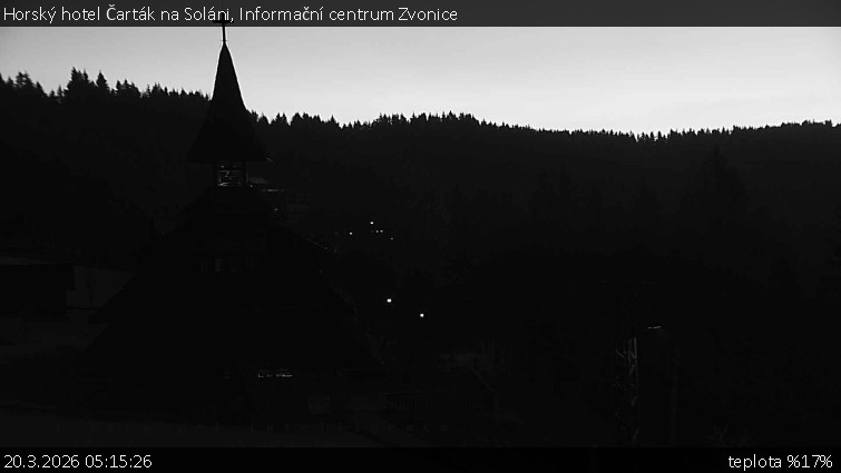 Horský hotel Čarták na Soláni - Informační centrum Zvonice - 20.3.2026 v 05:15