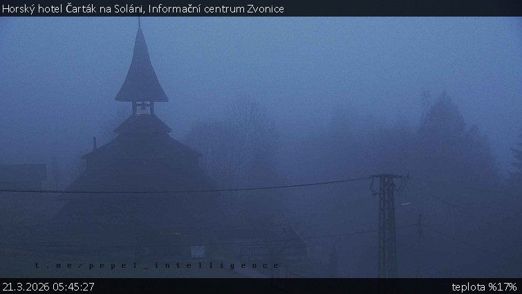 Horský hotel Čarták na Soláni - Informační centrum Zvonice - 21.3.2026 v 05:45