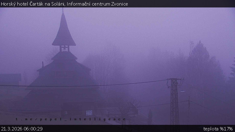 Horský hotel Čarták na Soláni - Informační centrum Zvonice - 21.3.2026 v 06:00