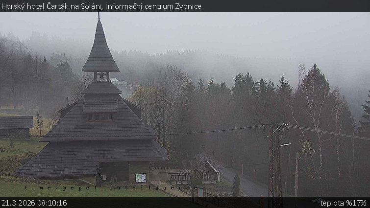 Horský hotel Čarták na Soláni - Informační centrum Zvonice - 21.3.2026 v 08:10