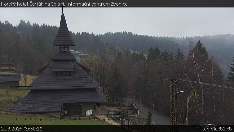 Horský hotel Čarták na Soláni - Informační centrum Zvonice - 21.3.2026 v 09:50