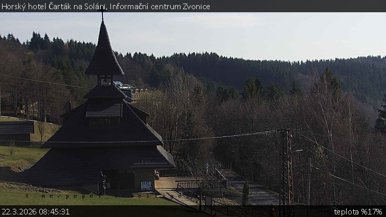 Horský hotel Čarták na Soláni - Informační centrum Zvonice - 22.3.2026 v 08:45
