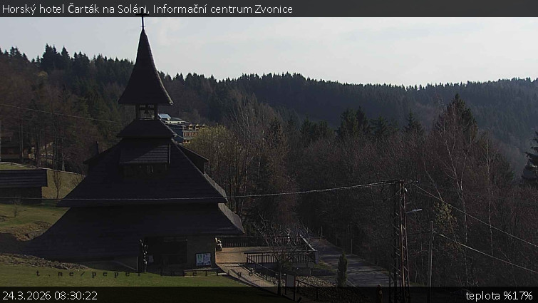 Horský hotel Čarták na Soláni - Informační centrum Zvonice - 24.3.2026 v 08:30