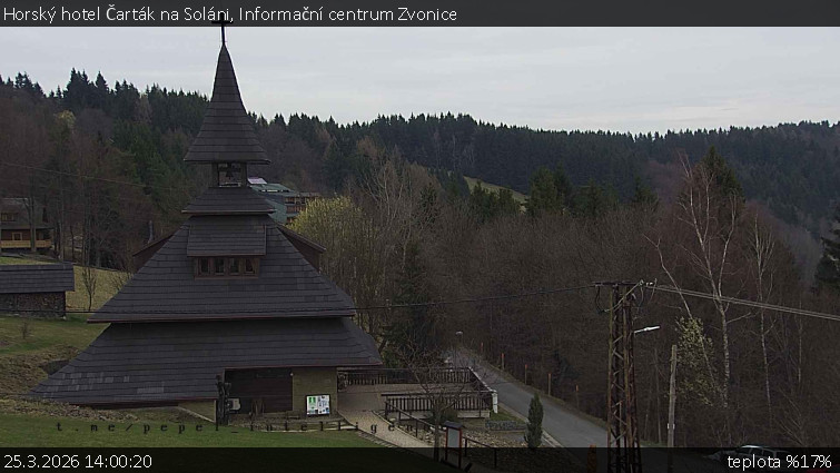 Horský hotel Čarták na Soláni - Informační centrum Zvonice - 25.3.2026 v 14:00