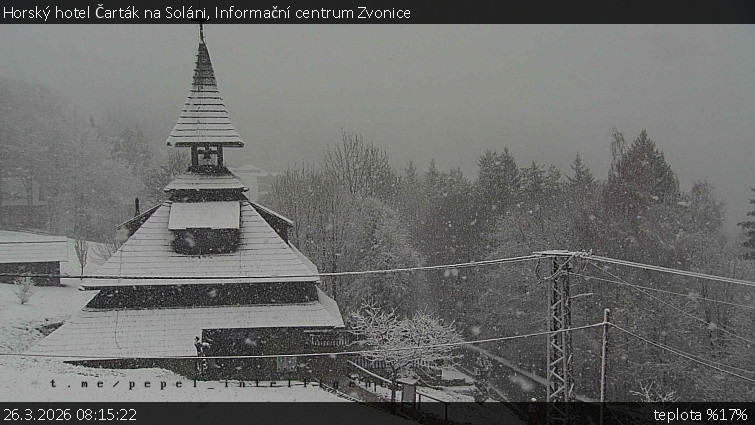 Horský hotel Čarták na Soláni - Informační centrum Zvonice - 26.3.2026 v 08:15