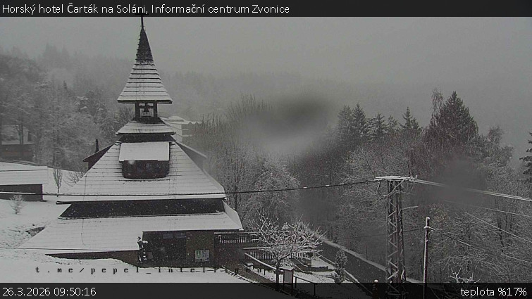 Horský hotel Čarták na Soláni - Informační centrum Zvonice - 26.3.2026 v 09:50
