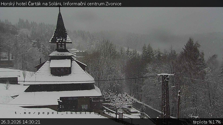 Horský hotel Čarták na Soláni - Informační centrum Zvonice - 26.3.2026 v 14:30