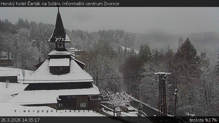 Horský hotel Čarták na Soláni - Informační centrum Zvonice - 26.3.2026 v 14:35
