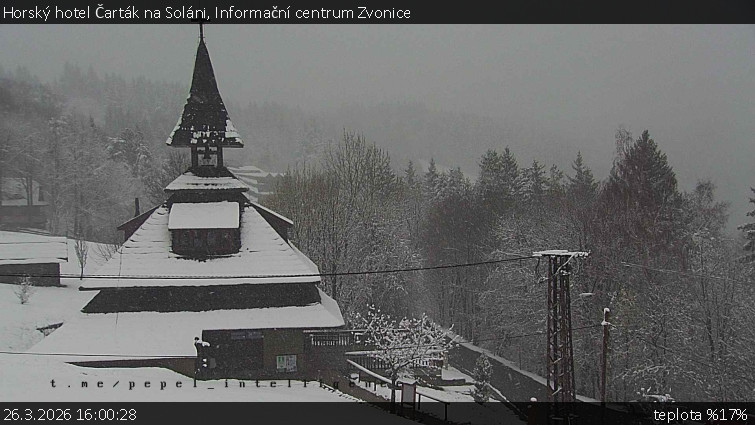 Horský hotel Čarták na Soláni - Informační centrum Zvonice - 26.3.2026 v 16:00