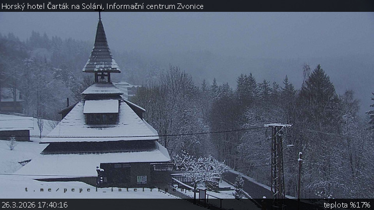 Horský hotel Čarták na Soláni - Informační centrum Zvonice - 26.3.2026 v 17:40
