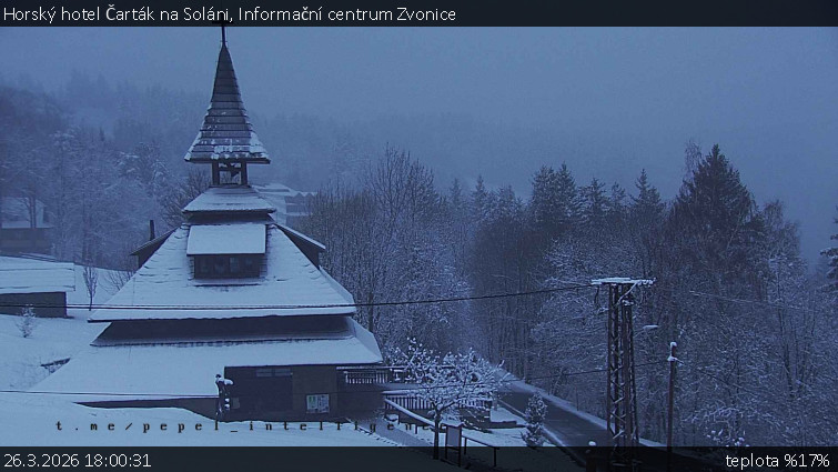 Horský hotel Čarták na Soláni - Informační centrum Zvonice - 26.3.2026 v 18:00