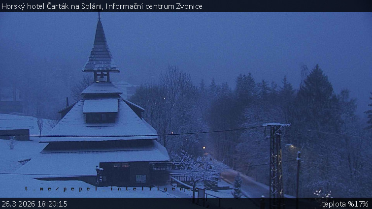Horský hotel Čarták na Soláni - Informační centrum Zvonice - 26.3.2026 v 18:20