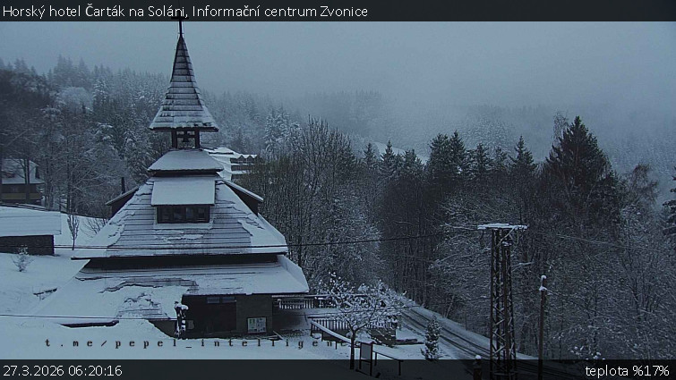 Horský hotel Čarták na Soláni - Informační centrum Zvonice - 27.3.2026 v 06:20