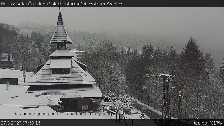 Horský hotel Čarták na Soláni - Informační centrum Zvonice - 27.3.2026 v 07:50