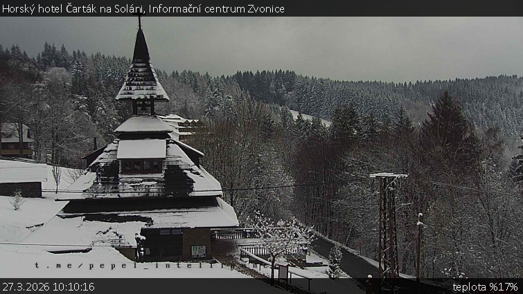 Horský hotel Čarták na Soláni - Informační centrum Zvonice - 27.3.2026 v 10:10