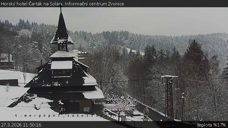 Horský hotel Čarták na Soláni - Informační centrum Zvonice - 27.3.2026 v 11:50