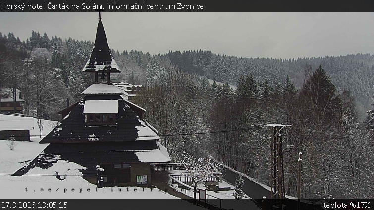 Horský hotel Čarták na Soláni - Informační centrum Zvonice - 27.3.2026 v 13:05