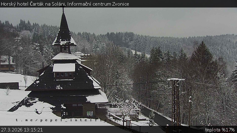 Horský hotel Čarták na Soláni - Informační centrum Zvonice - 27.3.2026 v 13:15