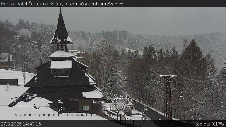 Horský hotel Čarták na Soláni - Informační centrum Zvonice - 27.3.2026 v 14:40