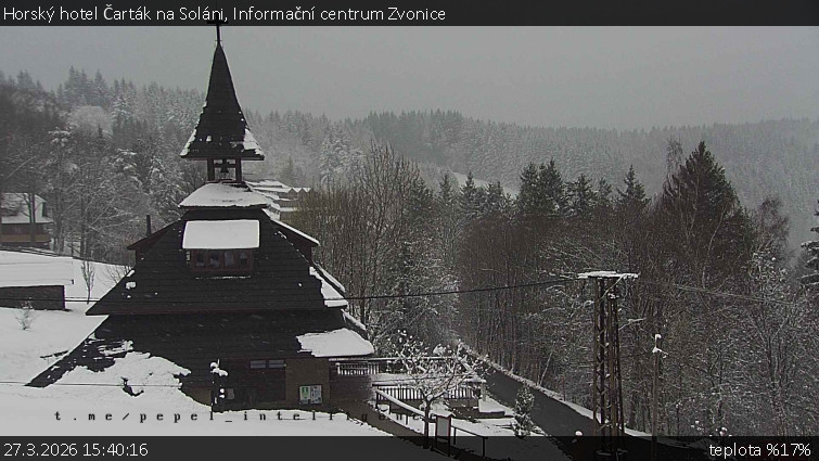 Horský hotel Čarták na Soláni - Informační centrum Zvonice - 27.3.2026 v 15:40