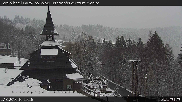 Horský hotel Čarták na Soláni - Informační centrum Zvonice - 27.3.2026 v 16:10