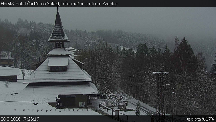 Horský hotel Čarták na Soláni - Informační centrum Zvonice - 28.3.2026 v 07:25