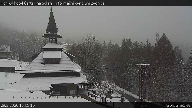 Horský hotel Čarták na Soláni - Informační centrum Zvonice - 28.3.2026 v 10:05