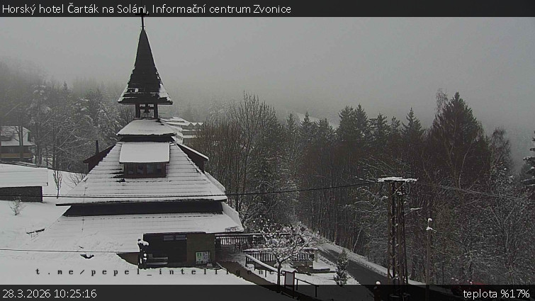 Horský hotel Čarták na Soláni - Informační centrum Zvonice - 28.3.2026 v 10:25