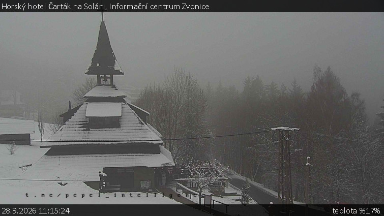 Horský hotel Čarták na Soláni - Informační centrum Zvonice - 28.3.2026 v 11:15