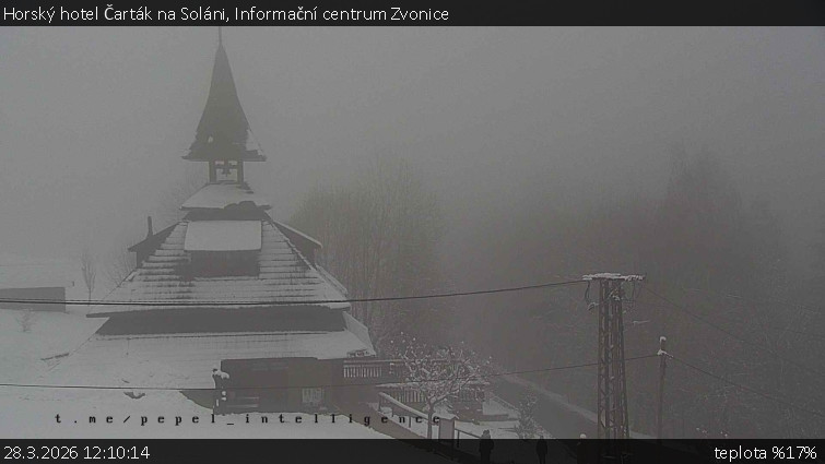 Horský hotel Čarták na Soláni - Informační centrum Zvonice - 28.3.2026 v 12:10