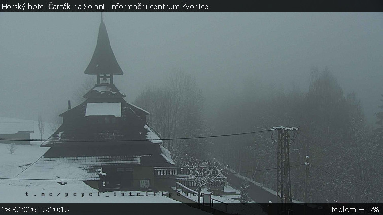 Horský hotel Čarták na Soláni - Informační centrum Zvonice - 28.3.2026 v 15:20