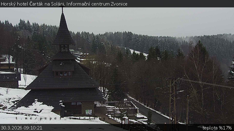 Horský hotel Čarták na Soláni - Informační centrum Zvonice - 30.3.2026 v 09:10