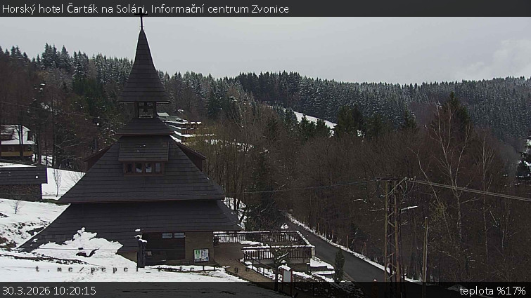 Horský hotel Čarták na Soláni - Informační centrum Zvonice - 30.3.2026 v 10:20