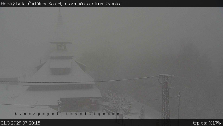 Horský hotel Čarták na Soláni - Informační centrum Zvonice - 31.3.2026 v 07:20