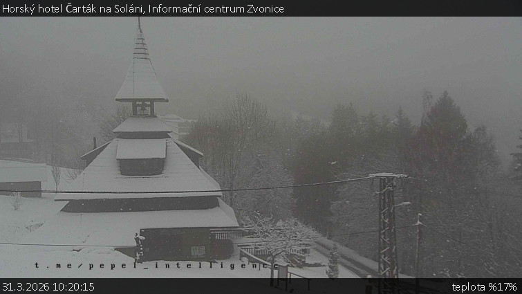 Horský hotel Čarták na Soláni - Informační centrum Zvonice - 31.3.2026 v 10:20