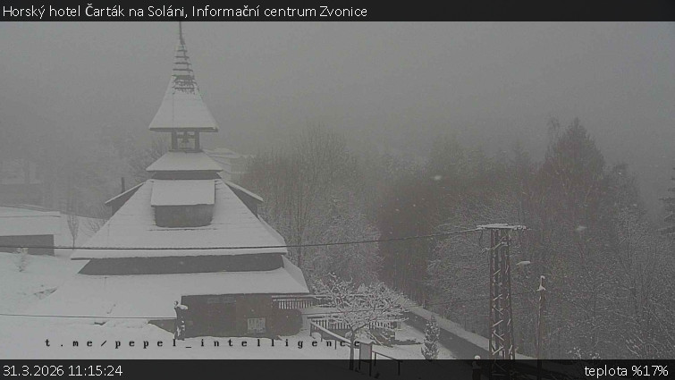 Horský hotel Čarták na Soláni - Informační centrum Zvonice - 31.3.2026 v 11:15