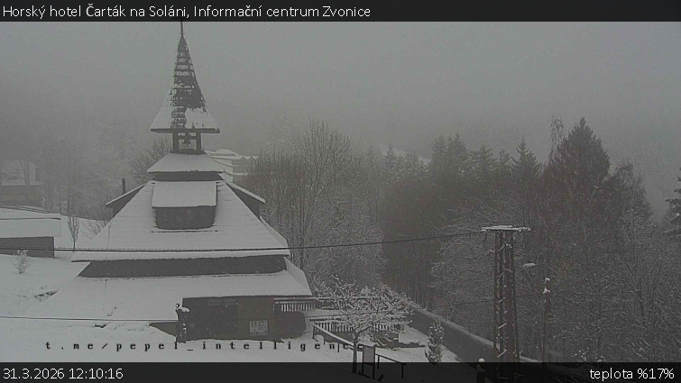 Horský hotel Čarták na Soláni - Informační centrum Zvonice - 31.3.2026 v 12:10