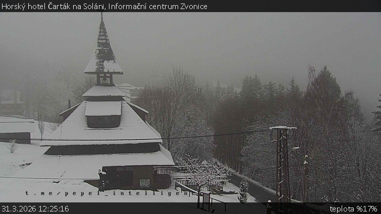 Horský hotel Čarták na Soláni - Informační centrum Zvonice - 31.3.2026 v 12:25