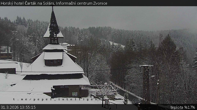 Horský hotel Čarták na Soláni - Informační centrum Zvonice - 31.3.2026 v 13:55