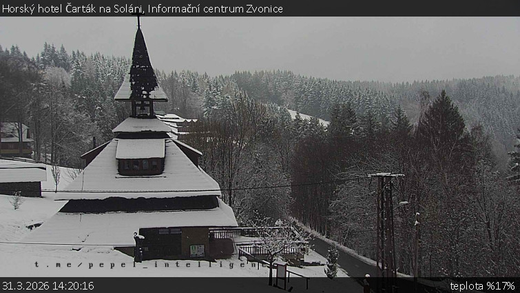 Horský hotel Čarták na Soláni - Informační centrum Zvonice - 31.3.2026 v 14:20