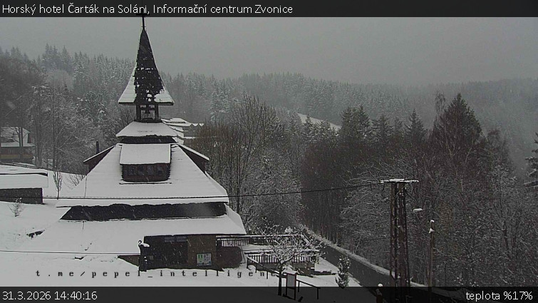 Horský hotel Čarták na Soláni - Informační centrum Zvonice - 31.3.2026 v 14:40