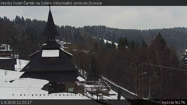 Horský hotel Čarták na Soláni - Informační centrum Zvonice - 1.4.2026 v 11:55