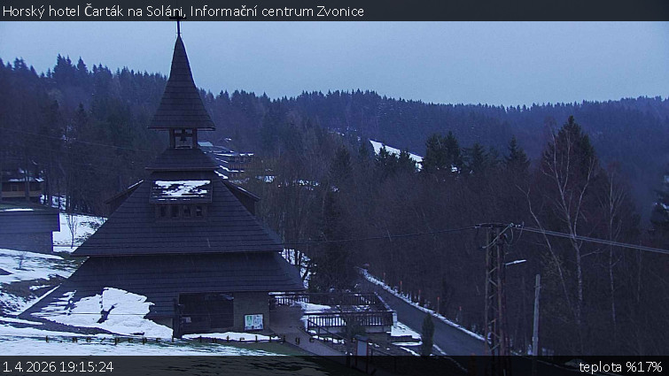 Horský hotel Čarták na Soláni - Informační centrum Zvonice - 1.4.2026 v 19:15