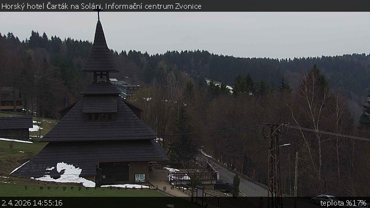 Horský hotel Čarták na Soláni - Informační centrum Zvonice - 2.4.2026 v 14:55