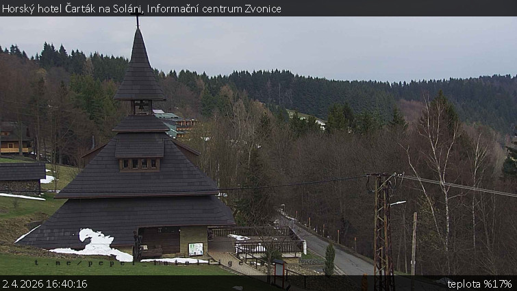 Horský hotel Čarták na Soláni - Informační centrum Zvonice - 2.4.2026 v 16:40