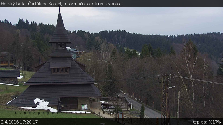 Horský hotel Čarták na Soláni - Informační centrum Zvonice - 2.4.2026 v 17:20
