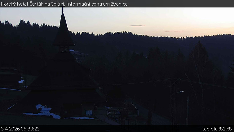 Horský hotel Čarták na Soláni - Informační centrum Zvonice - 3.4.2026 v 06:30