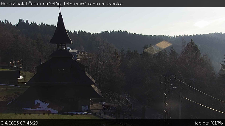 Horský hotel Čarták na Soláni - Informační centrum Zvonice - 3.4.2026 v 07:45