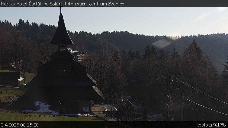 Horský hotel Čarták na Soláni - Informační centrum Zvonice - 3.4.2026 v 08:15