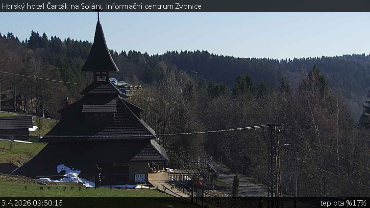 Horský hotel Čarták na Soláni - Informační centrum Zvonice - 3.4.2026 v 09:50